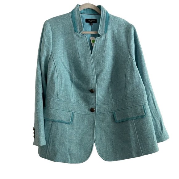Talbots Aqua Blue Blazer - Picture 2 of 11